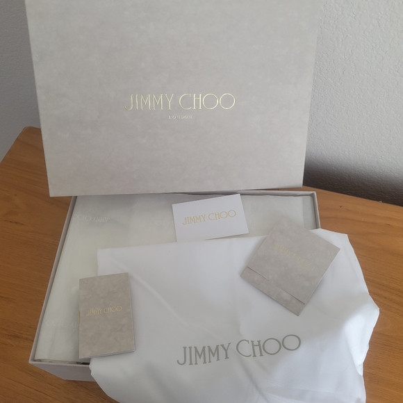 Jimmy Choo Thia 85 Leather & Suede Slingback Pump - Picture 7 of 11